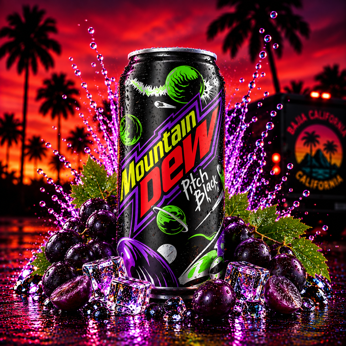 Mountain Dew Pitch Black (330ml)