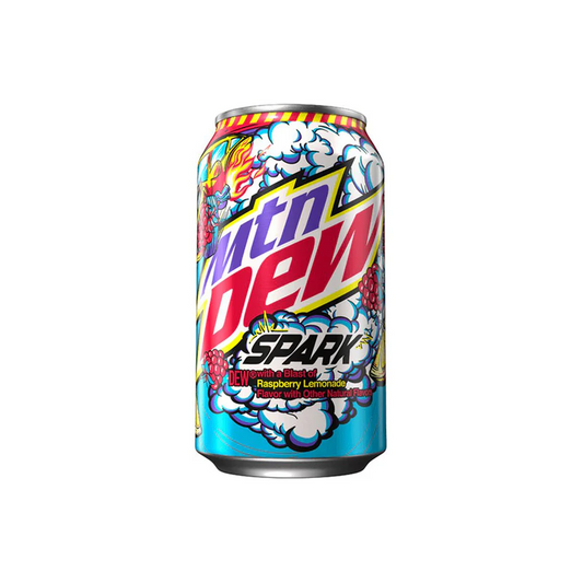 Mountain Dew Spark Raspberry Lemonade (355ml) - Snackville