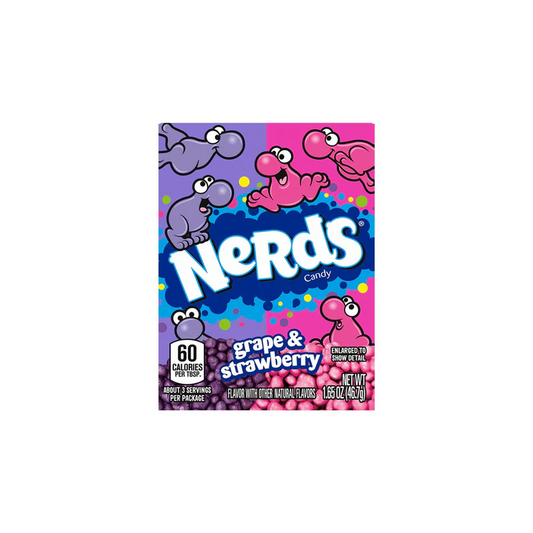 NERDS GRAPE & STRAWBERRY (46,7G) - Snackville