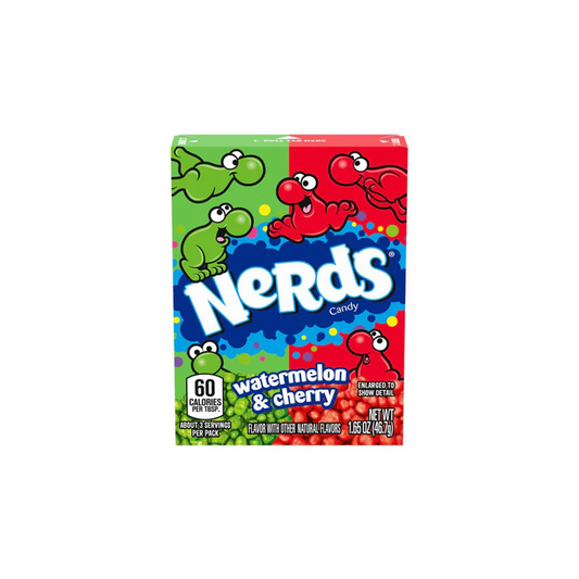 NERDS WATERMELON CHERRY (46,7G) - Snackville