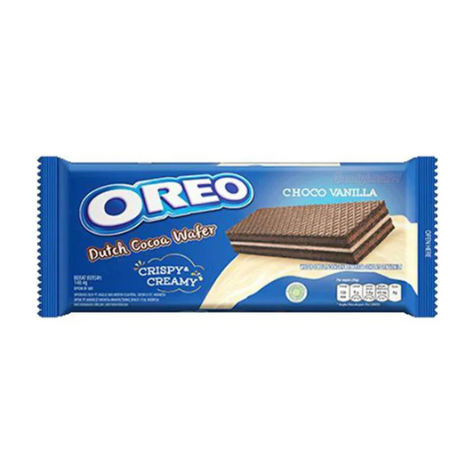 OREO DUTCH COCOA WAFER CHOCO VANILLA (117G) - Snackville