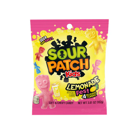 Sour Patch Kids Lemonade Fest (102g) - Snackville