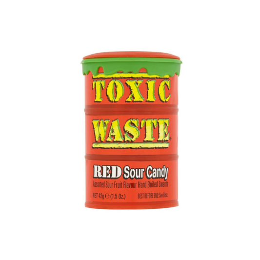 Toxic Waste Red Sour Candy (42g) - Snackville